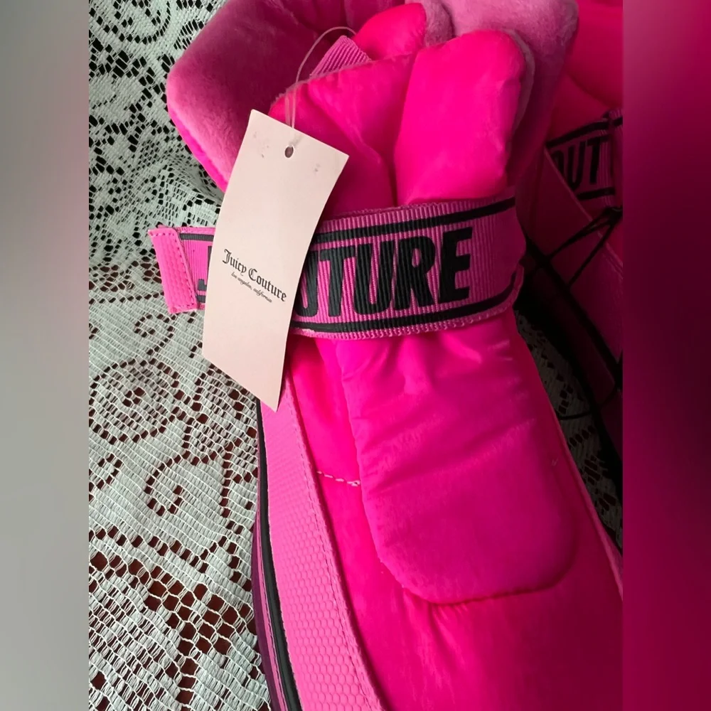 NWT Juicy Couture Veronica Puffer Snow Boots sz 9 moon boot - Picture 7 of 7